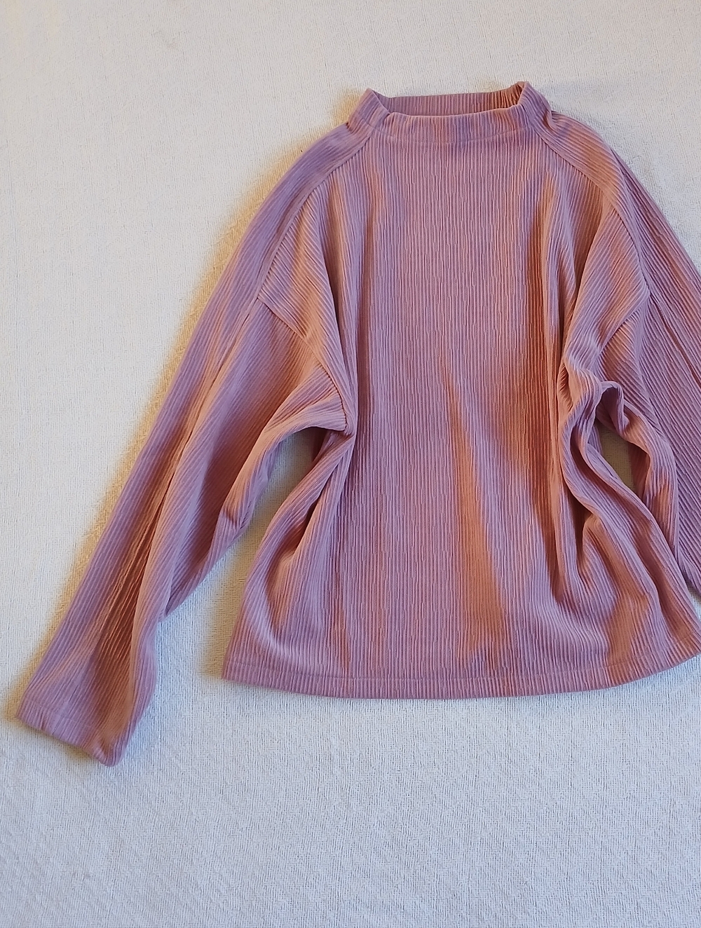 madewell ♡ funnel neck jacquared sweater pink medium clean minimalist gorpcore